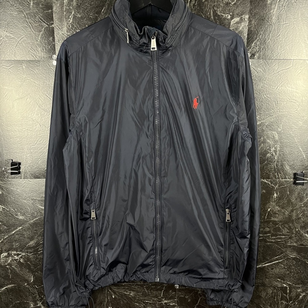 Polo Ralph Lauren Men's Blue Performance Wind Jacket Medium